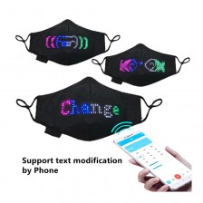 Rechargeable LED Bluetooth Display Adjustable Mask